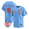 Chicago Cubs #18 Shota Imanaga Player Light Blue HeidiMiller 150th Anniversary Limited Home Stitched Jerseys