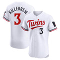 Minnesota Twins #3 Harmon Killebrew Player White HeidiMiller Home Limited Elite Stitched Jerseys