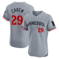 Minnesota Twins #29 Rod Carew Player Gray HeidiMiller Home Limited Elite Stitched Jerseys