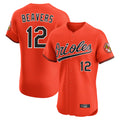 Baltimore Orioles #12 Dylan Beavers Player Orange HeidiMiller Limited Elite Home Game Stitched Jerseys