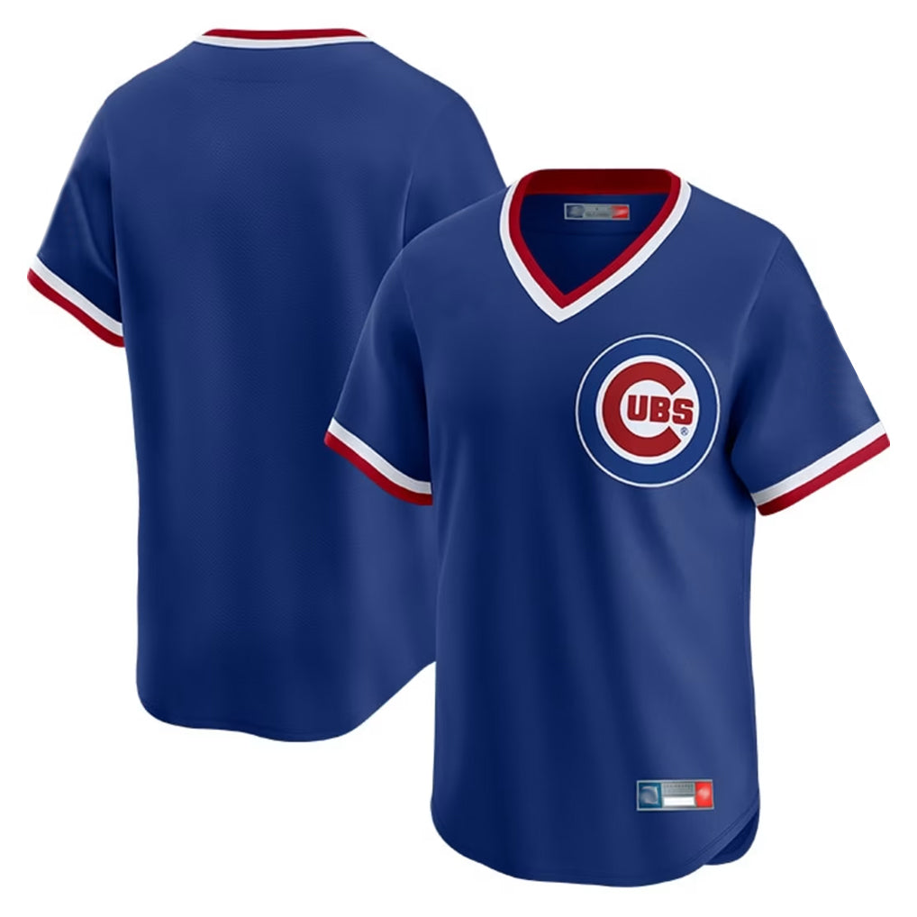 Chicago Cubs Royal HeidiMiller T-shirt Cooperstown Collection Limited Blank Player Stitched Jerseys