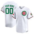 Custom Chicago Cubs Mexico Vapor Premier Limited Jersey V3 ¨C All Stitched-White HeidiMiller