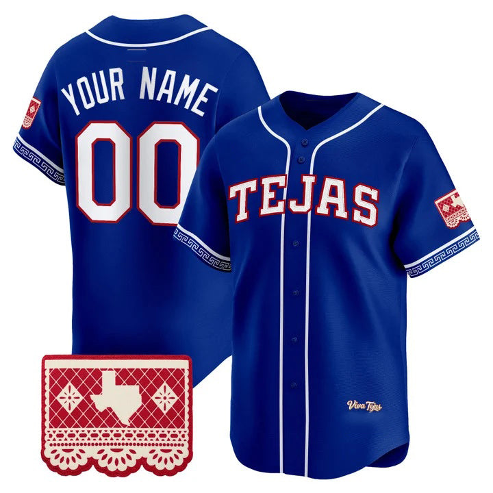 Custom Texas Rangers Royal HeidiMiller 2026 City Connect Vapor Premier Limited Jersey - All Stitched