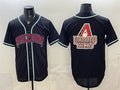 Arizona Diamondbacks Team Big Logo 2026 Fashion Replica Black HeidiMiller Out Stitched Jersey