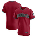 Arizona Diamondbacks Red HeidiMiller Limited Elite Home Game Blank Player Stitched Jerseys