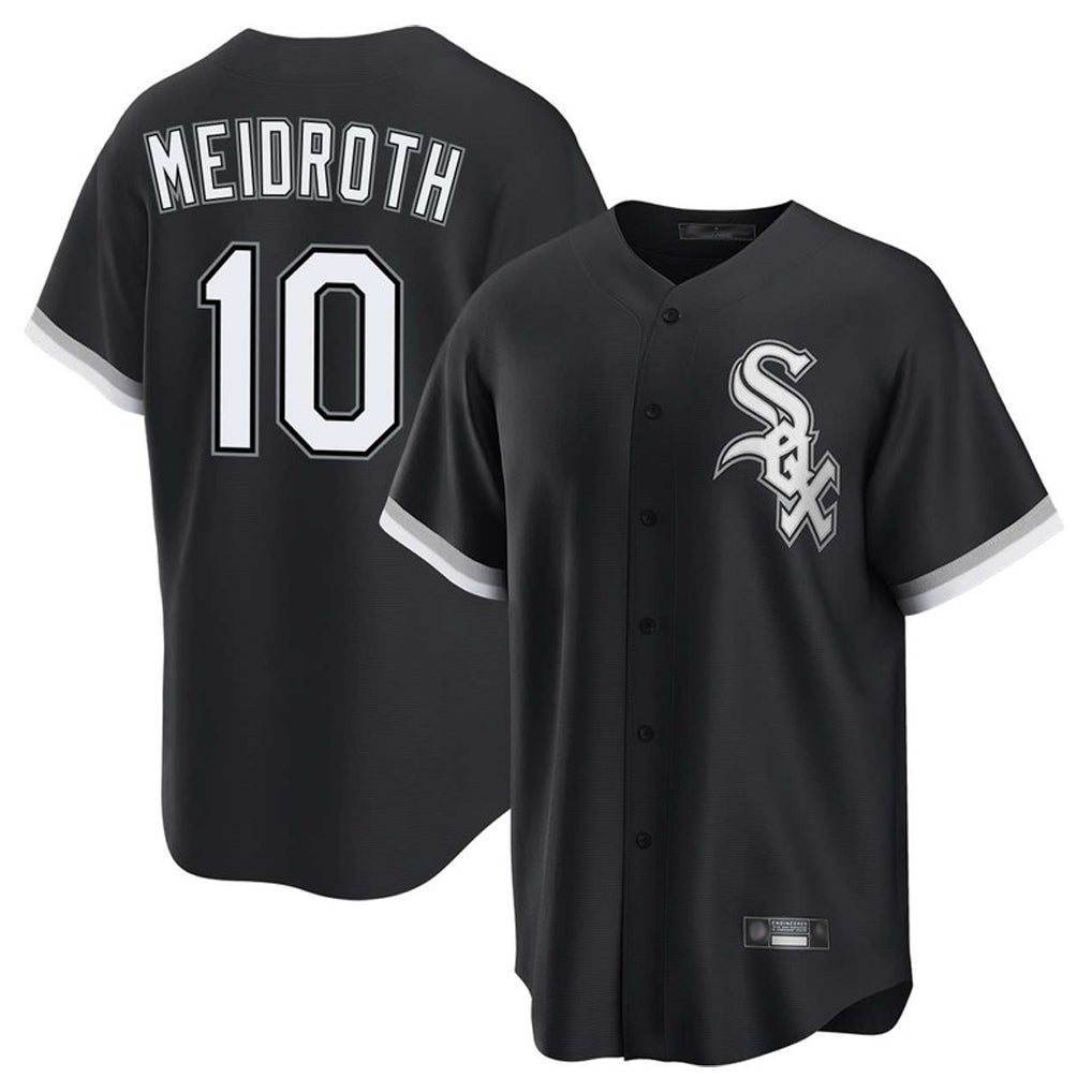 Chicago White Sox #10 Chase Meidroth Player Black HeidiMiller Home Game Stitched Jerseys
