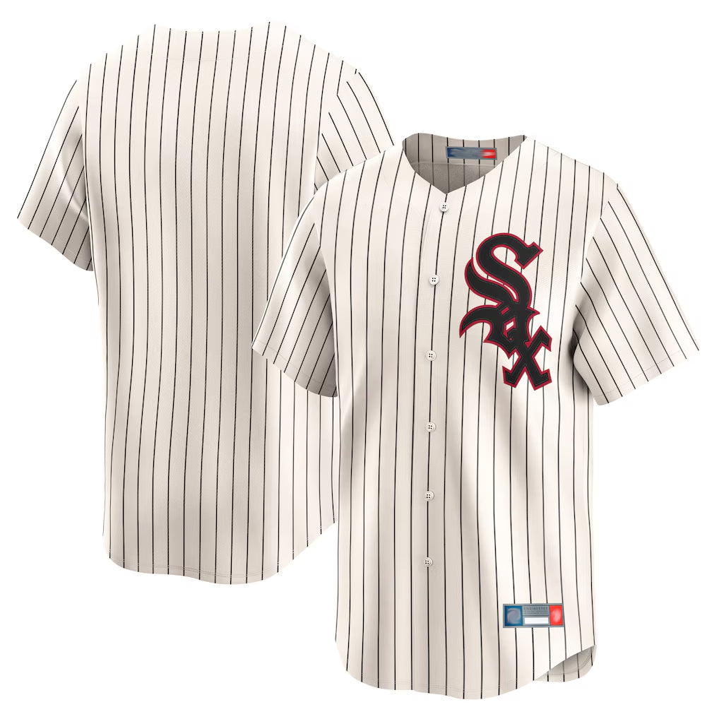 Chicago White Sox Blank Player Cream HeidiMiller Cooperstown Collection Limited Home Stitched Jerseys