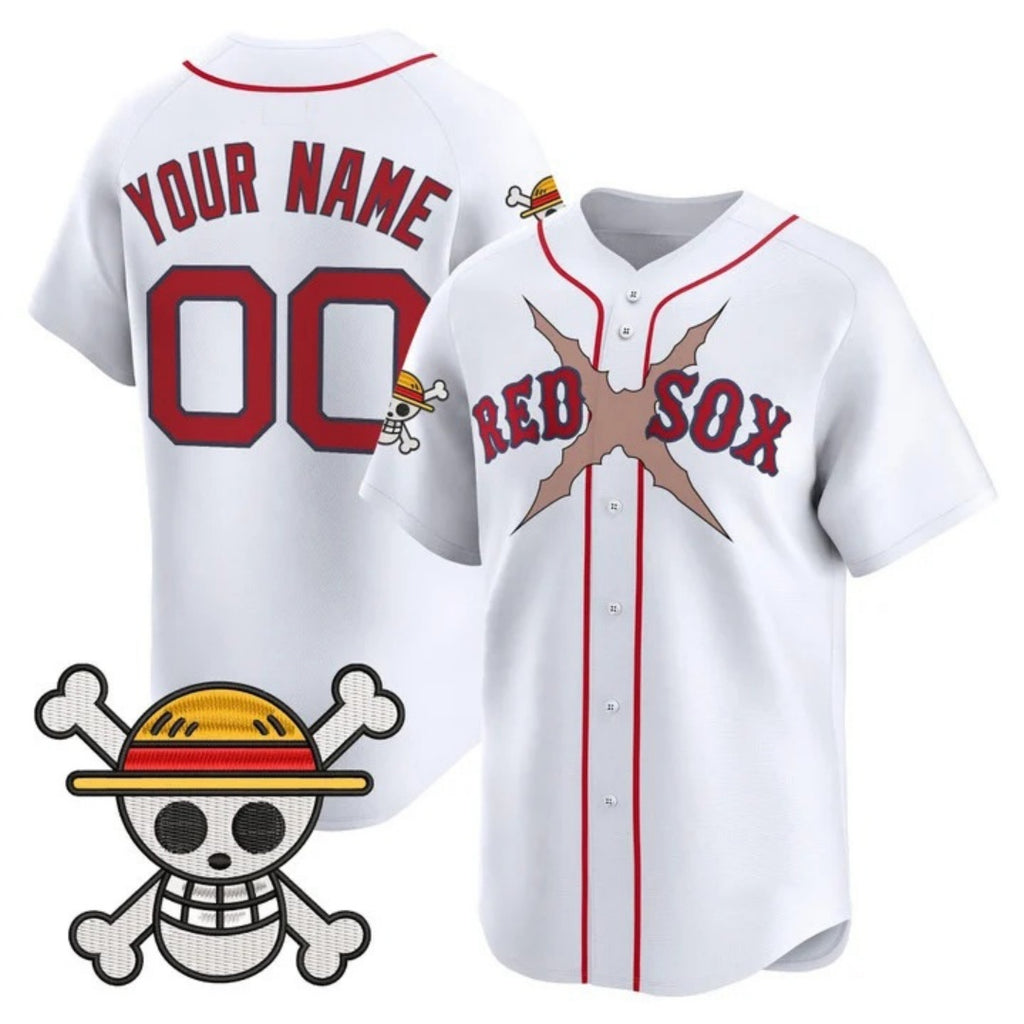 Custom Boston Red Sox x One Piece White HeidiMiller Vapor Premier Limited Jersey - Stitched