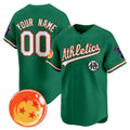 Custom Oakland Athletics x Dragon Ball Green HeidiMiller Vapor Premier Limited Jersey - All Stitched