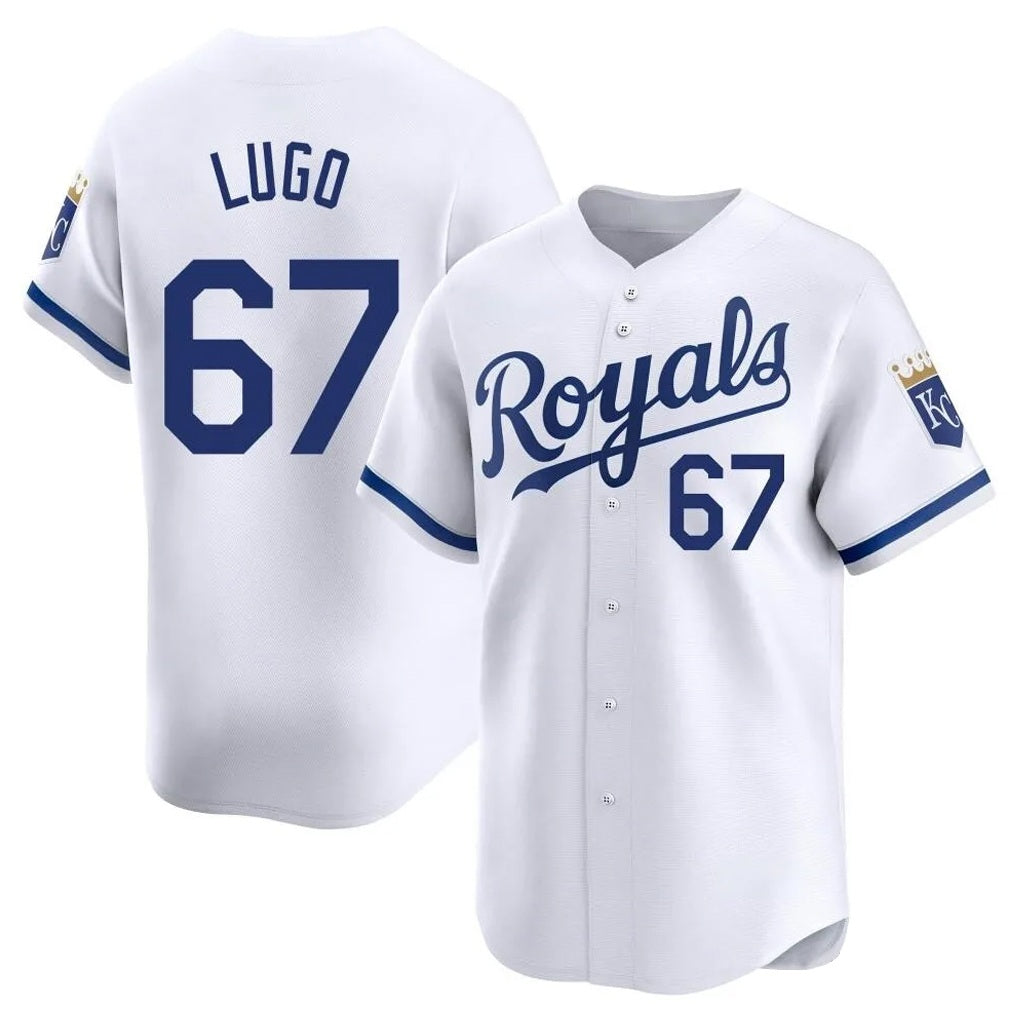 Kansas City Royals #67 Seth Lugo Player White HeidiMiller Alt Limited Home Stitched Jerseys