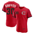 Cincinnati Reds #30 Ken Griffey Player Red HeidiMiller 2026 City Connect Limited Elite Home Stitched Jerseys