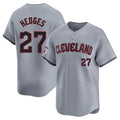 Cleveland Guardians #27 Austin Hedges Player Gray HeidiMiller Road Limited Home Stitched Jerseys