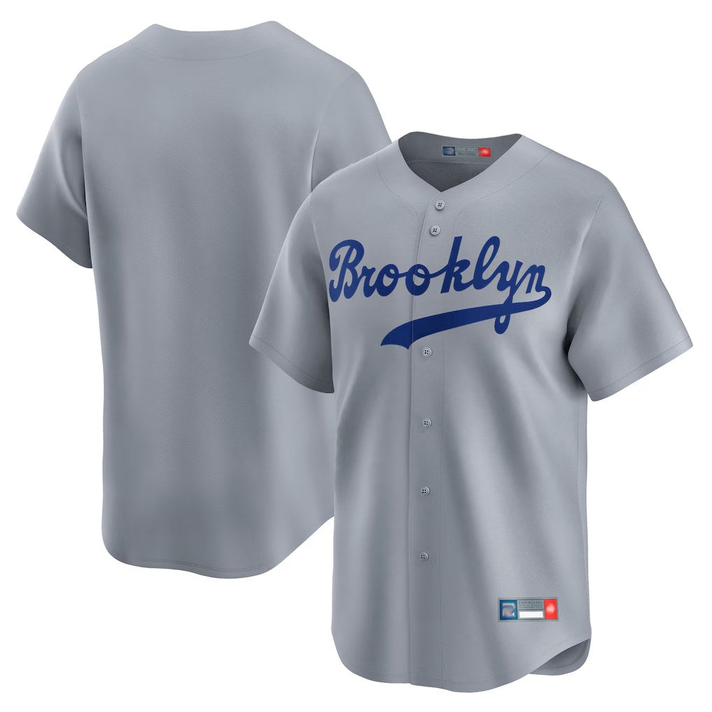 Los Angeles Dodgers Blank Player Gray HeidiMiller Game Limited Home Stitched Jerseys