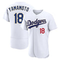 Los Angeles Dodgers #18 Yoshinobu Yamamoto Player Gold White HeidiMiller 2026 Collection Stadium Limited Elite Stitched Jerseys