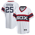 Chicago White Sox #25 Andrew Vaughn Player White HeidiMiller T-shirt Home Game Stitched Jerseys