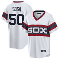 Chicago White Sox #50 Lenyn Sosa Player White HeidiMiller T-shirt Home Game Stitched Jerseys