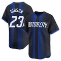 Detroit Tigers #23 Kirk Gibson Player Navy HeidiMiller City Connect Home Limited Stitched Jerseys
