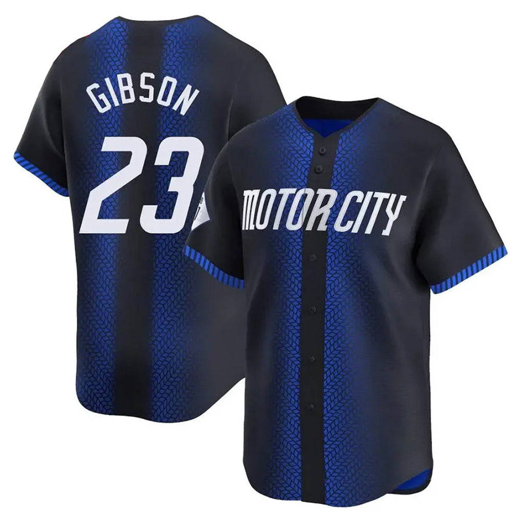 Detroit Tigers #23 Kirk Gibson Player Navy HeidiMiller City Connect Home Limited Stitched Jerseys