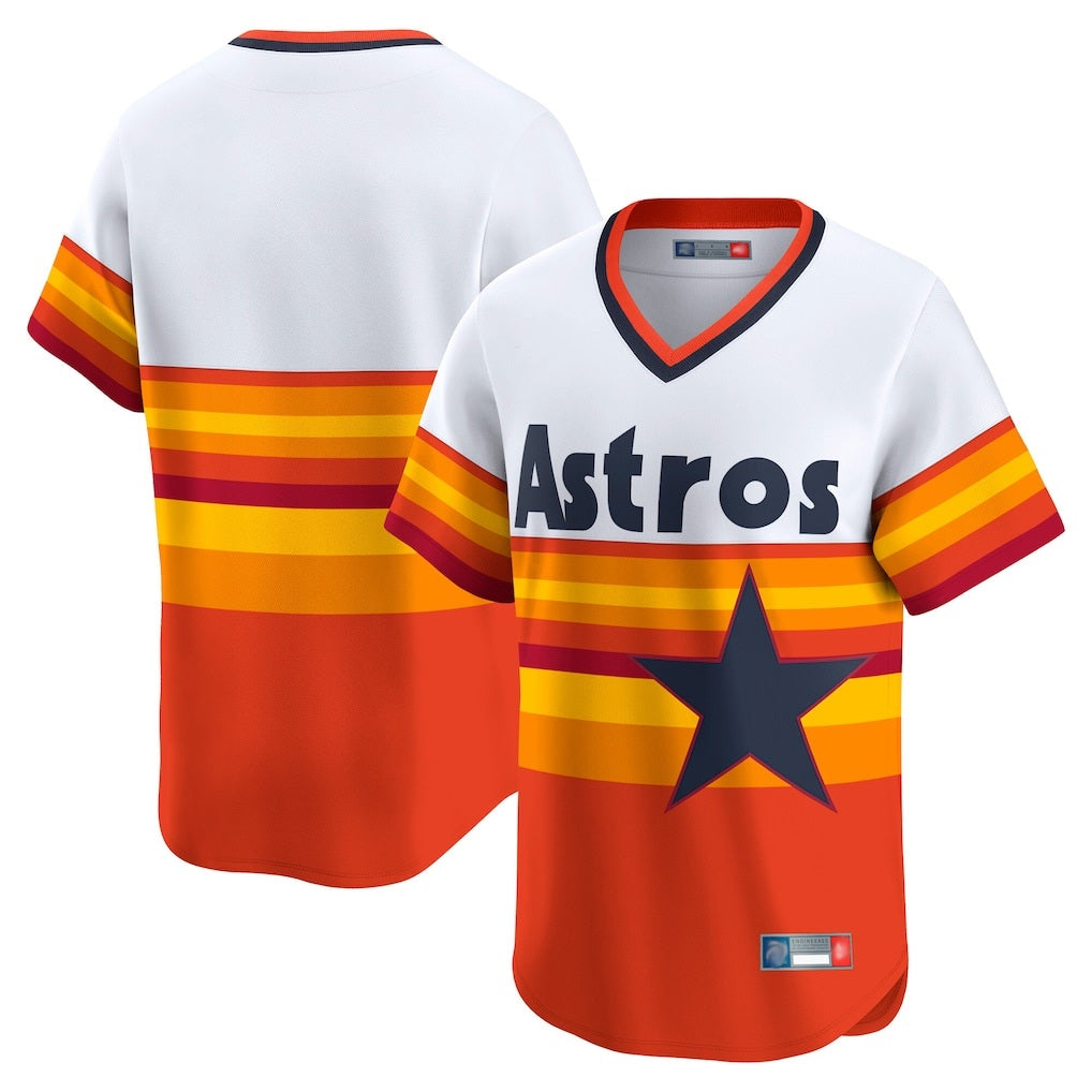 Houston Astros Blank Player Rainbow Cooperstown Collection HeidiMiller T-shirt Stitched Jerseys
