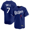 Los Angeles Dodgers #7 Blake Snell Player Royal HeidiMiller Limited Home Stitched Jerseys