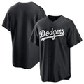 Los Angeles Dodgers Blank Player Black HeidiMiller Pitch Fashion T-shirt Stitched Jerseys