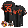 Baltimore Orioles #35 Adley Rutschman Player Black HeidiMiller 30th Anniversary of 2131 Home Game Stitched Jerseys
