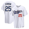Los Angeles Dodgers #25 Tommy Edman Player Gold White HeidiMiller 2026 Collection Stadium Limited Stitched Jerseys