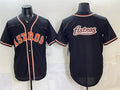 Houston Astros Team Big Logo 2026 Fashion Replica Black HeidiMiller Out Stitched Jersey