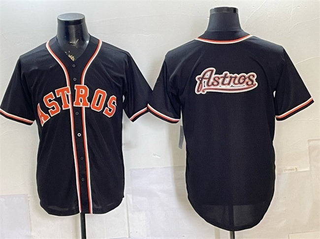 Houston Astros Team Big Logo 2026 Fashion Replica Black HeidiMiller Out Stitched Jersey