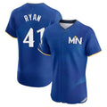 Minnesota Twins #41 Joe Ryan Player Royal HeidiMiller City Connect Limited Elite Home Stitched Jerseys