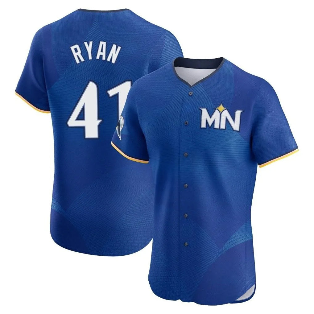 Minnesota Twins #41 Joe Ryan Player Royal HeidiMiller City Connect Limited Elite Home Stitched Jerseys
