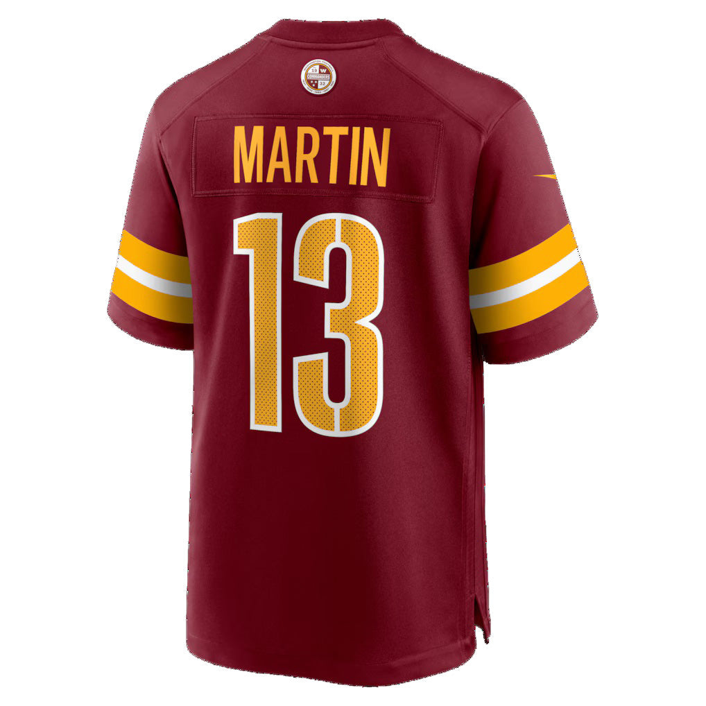 W.Commanders #13 Tay Martin Burgundy HeidiMiller Team Game Jersey