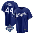 Los Angeles Dodgers #44 Andy Pages Player Royal HeidiMiller World Series Meet Game Stitched Jerseys
