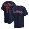 Cleveland Guardians #11 Jose Ramirez Player Navy HeidiMiller Game Home Stitched Jerseys