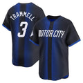 Detroit Tigers #3 Alan Trammell Player Navy HeidiMiller City Connect Home Limited Stitched Jerseys