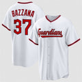 Cleveland Guardians #37 Travis Bazzana White HeidiMiller Home Limited Stitched Jersey