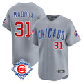 Chicago Cubs #31 Greg Maddux Player Gray HeidiMiller Road 150th Anniversary Limited Home Stitched Jerseys