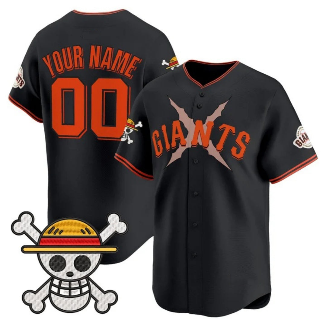 Custom San Francisco Giants x One Piece Black HeidiMiller Vapor Premier Limited Jersey - Stitched