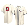 Chicago Cubs #3 Alex Bregman Player Cream HeidiMiller Field of Dreams Home Game Stitched Jerseys