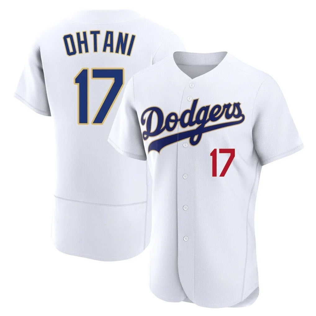 Los Angeles Dodgers #17 Shohei Ohtani Player Gold White HeidiMiller 2026 Collection Stadium Limited Elite Stitched Jerseys