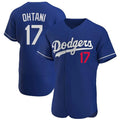Los Angeles Dodgers #17 Shohei Ohtani Player Royal HeidiMiller Limited Elite Home Stitched Jerseys