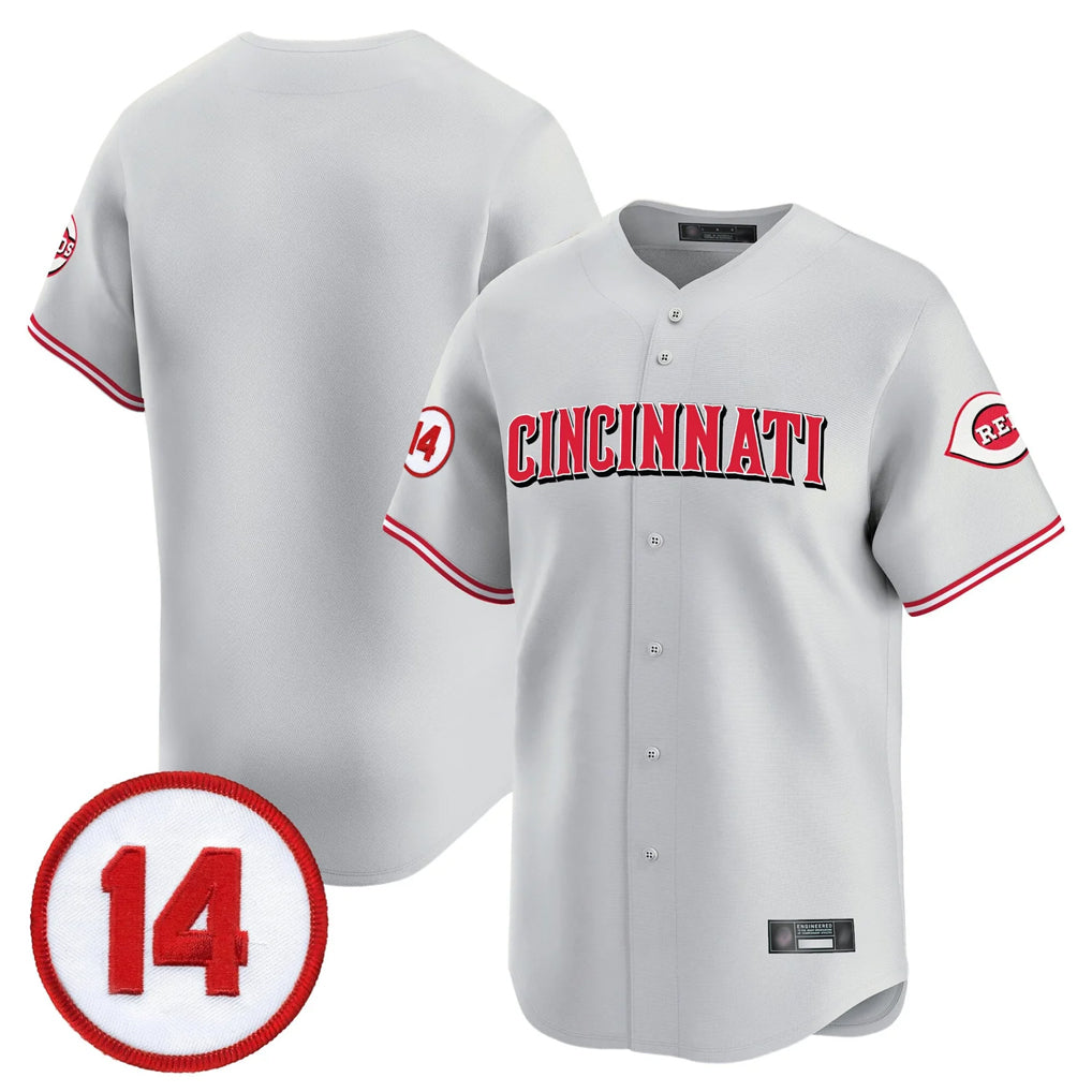 Cincinnati Reds Blank Player Gray HeidiMiller Vapor Premier Limited Home Stitched Jerseys