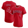 Los Angeles Angels #4 Christian Moore Player Red HeidiMiller Home Limited Elite Stitched Jerseys