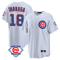 Chicago Cubs #18 Shota Imanaga Player White HeidiMiller 150th Anniversary Home Game Stitched Jerseys