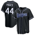 Los Angeles Dodgers #44 Andy Pages Player Black HeidiMiller Carbon Limited Home Stitched Jerseys