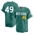 Boston Red Sox #49 Tim Wakefield Player Green HeidiMiller City Connect Limited Home Game Stitched Jerseys1