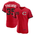 Cincinnati Reds #35 Jose Trevino Player Red HeidiMiller 2026 City Connect Limited Elite Home Stitched Jerseys