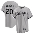 Chicago White Sox #20 Miguel Vargas Player Gray HeidiMiller Home Game Stitched Jerseys
