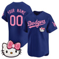 Custom Los Angeles Dodgers ACTIVE PLAYER Royal HeidiMiller 2025 Hello Kitty Vapor Premier Limited Stitched Jersey
