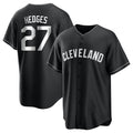 Cleveland Guardians #27 Austin Hedges Player Black HeidiMiller Home Game Stitched Jerseys